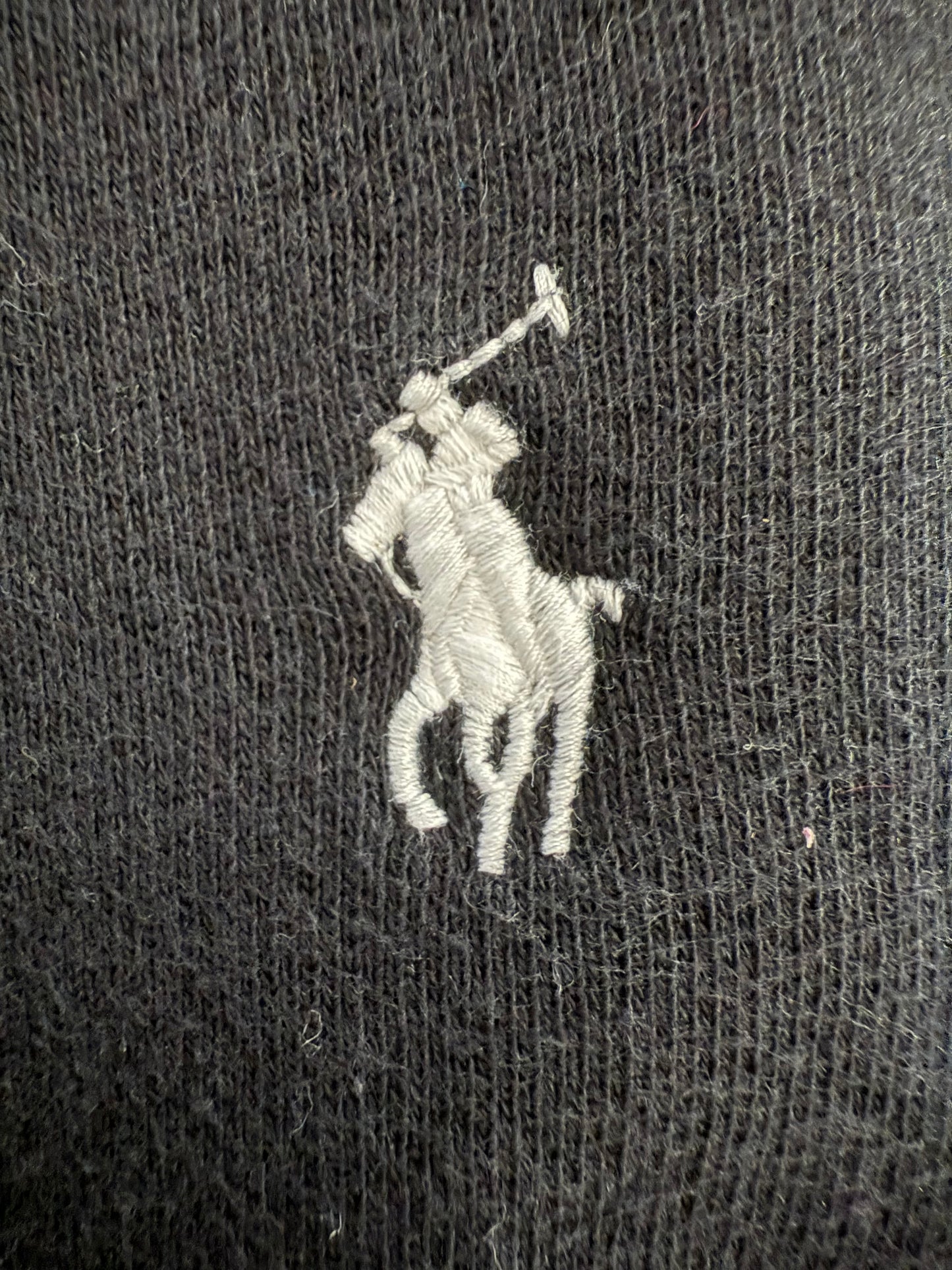 Black Polo Zip-Up Hoodie