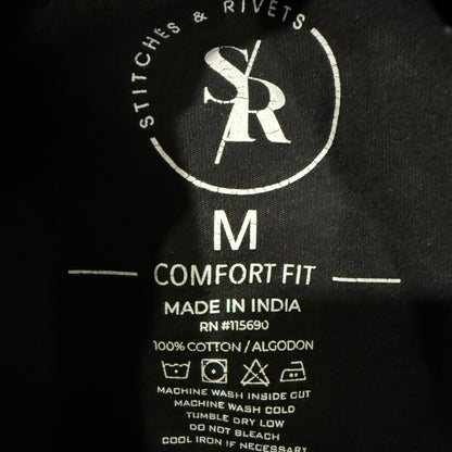 Black Stitches & Rivets Shirt