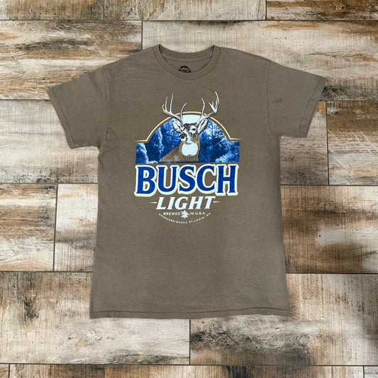 Brown Hybrid Busch Light Shirt