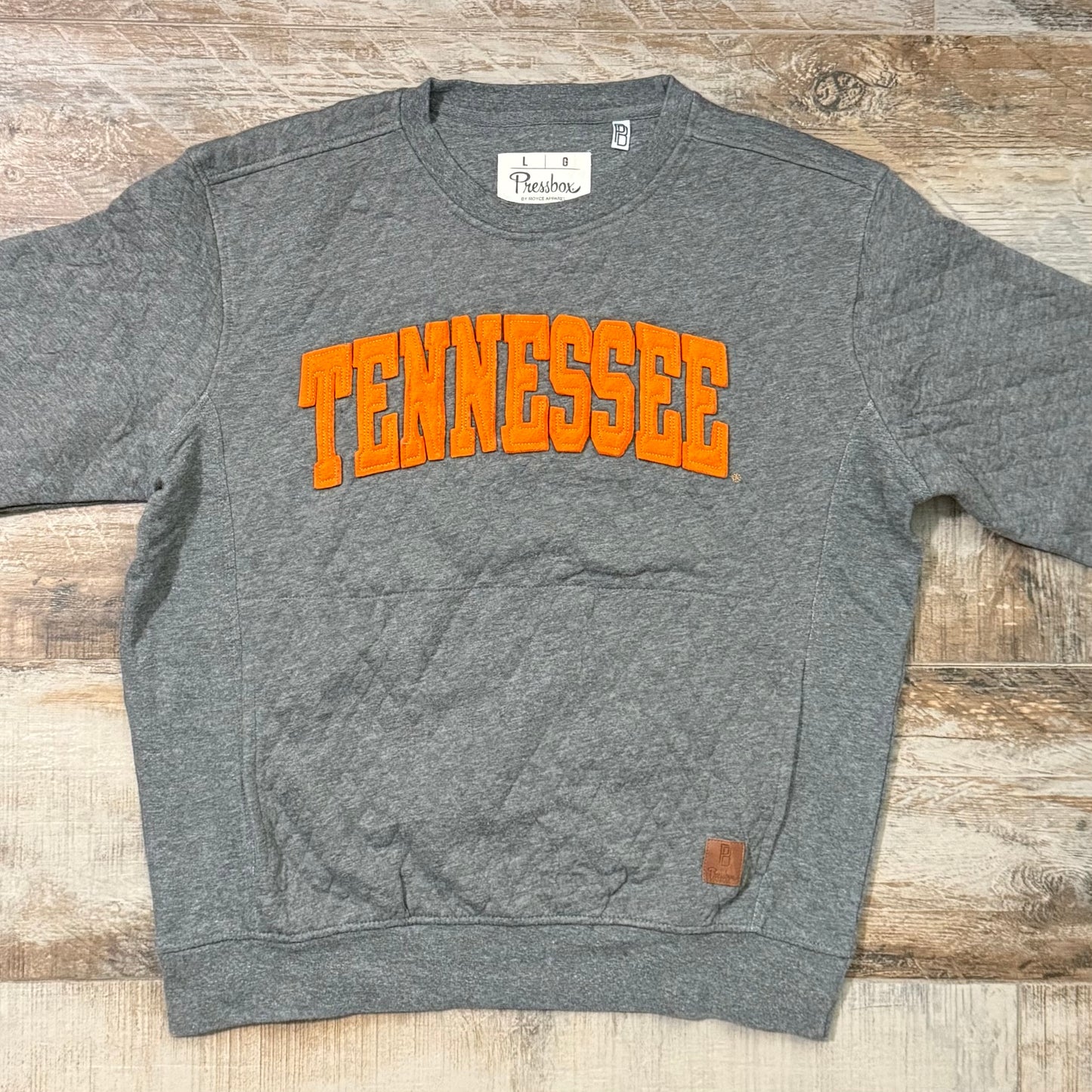 Grey Pressbox Tennessee Sweatshirt
